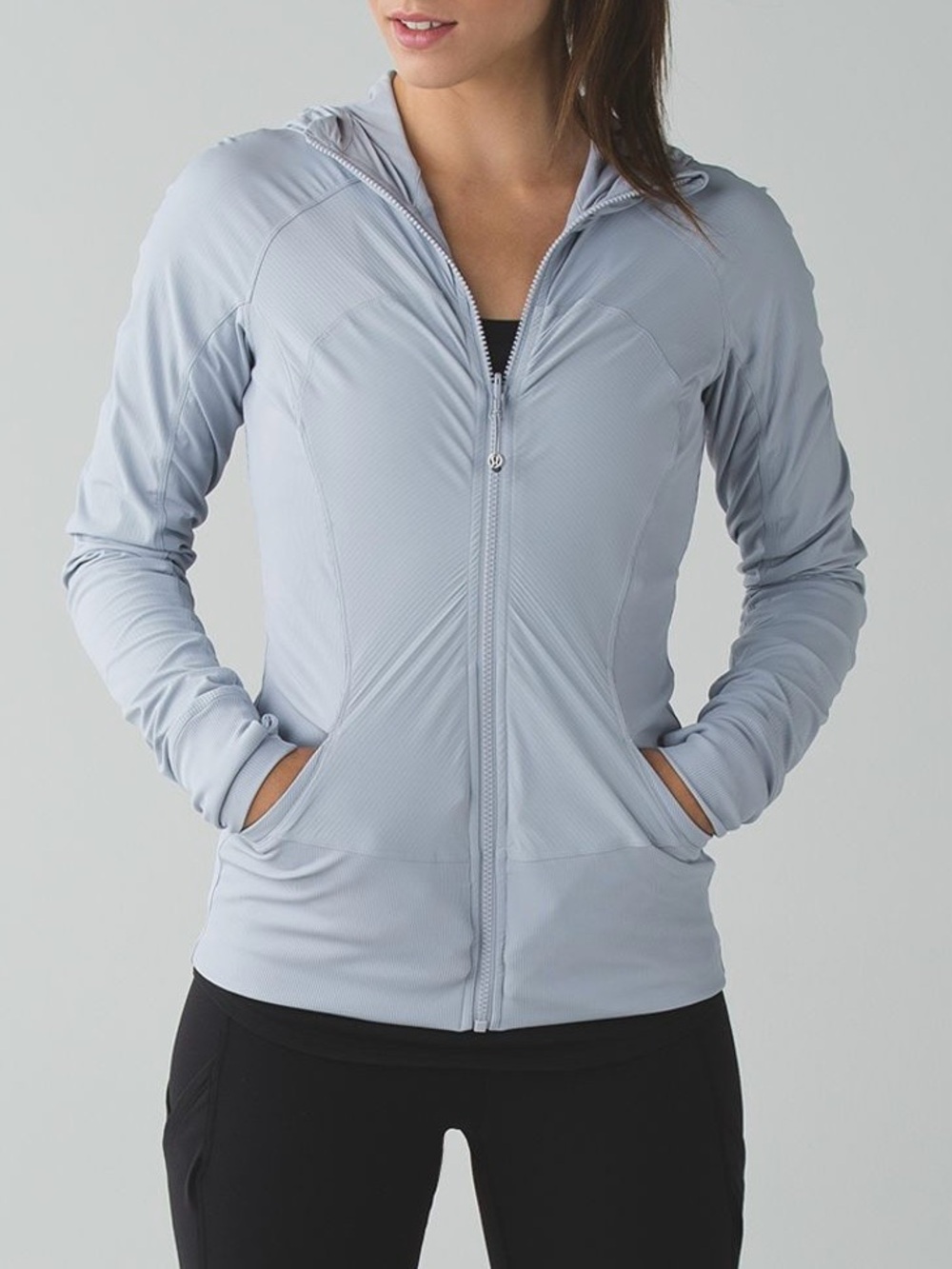 Rare Lululemon In Flux Jacket Size 6 Silver Fox